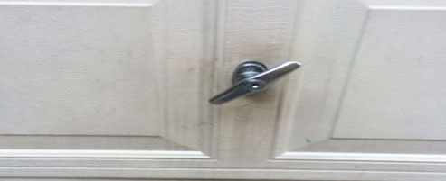 Garage door lock